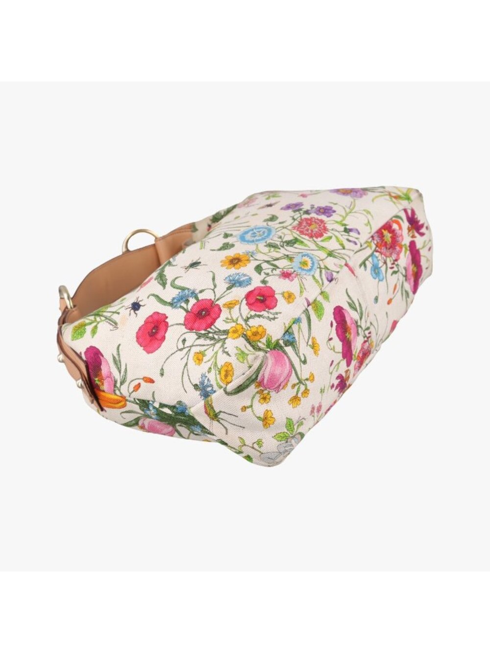 Gucci Horsebit White Multicolor Canvas Leather - Picture 5 of 16